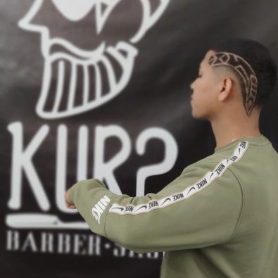 diseño de degradados en kur2 barbershop