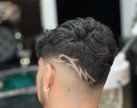 diseños de degradados en kur2 barbershop