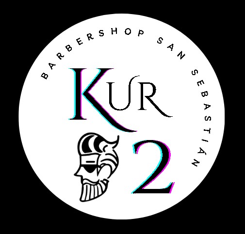 logo circular kur2 logotipo kur2barbershop